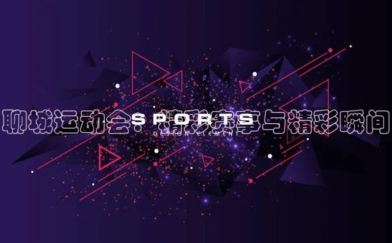 聊城运动会：精彩赛事与精彩瞬间